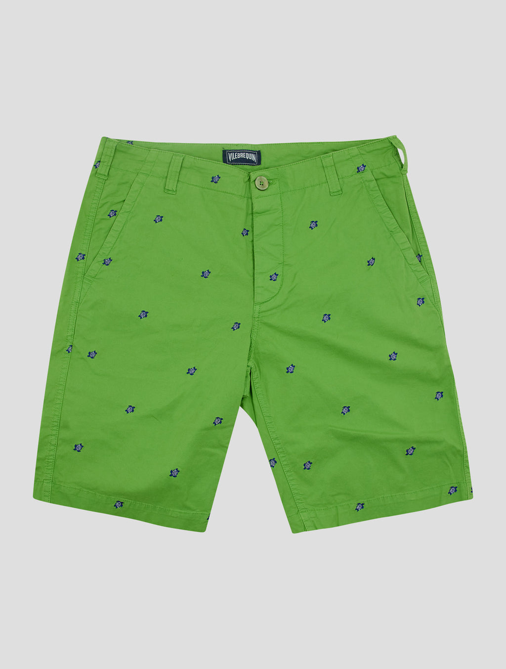 Vilebrequin Green Cotton Ea Short Pants 1
