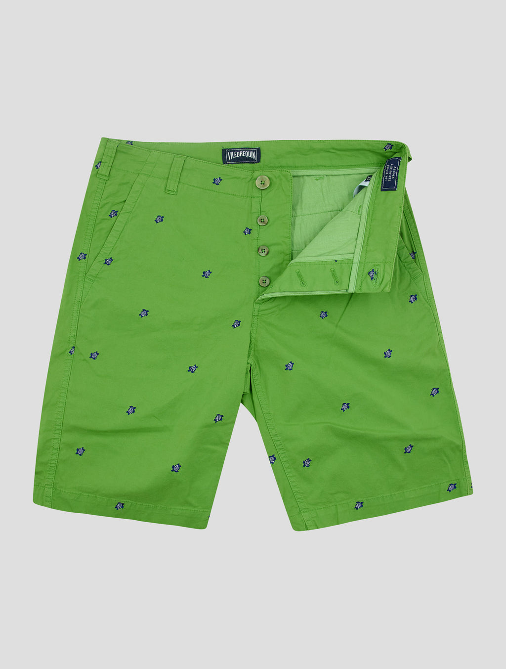 Vilebrequin Green Cotton Ea Short Pants 2