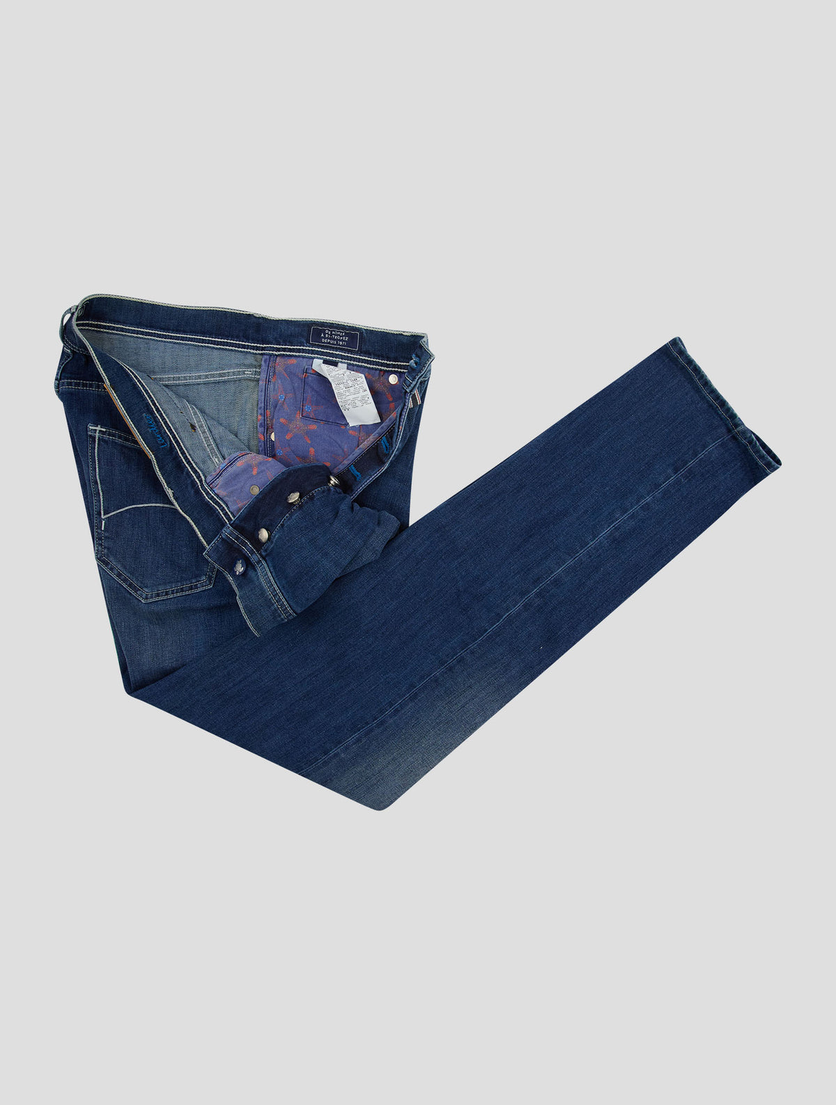 Vilebrequin Dark Blue Cotton Ea Jeans 2
