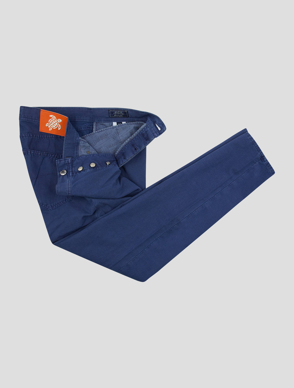 Vilebrequin Blue Cotton Linen Ea Jeans 2