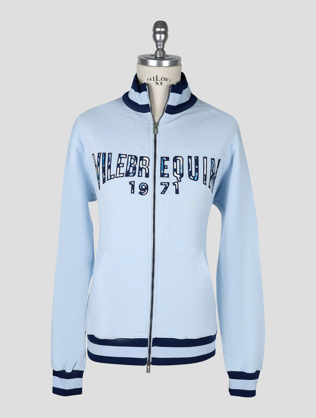 Vilebrequin Light Blue Cotton Sweater Full Zip 1