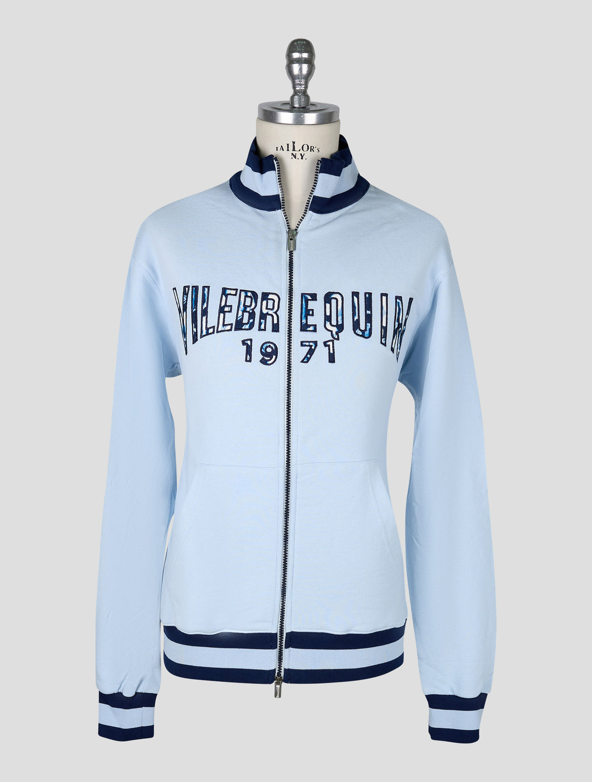 Vilebrequin Light Blue Cotton Sweater Full Zip 1