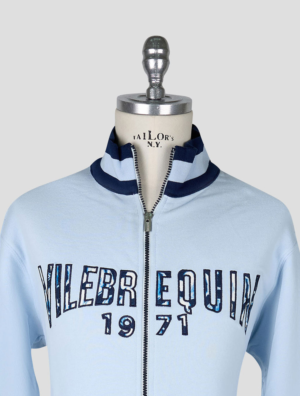 Vilebrequin Light Blue Cotton Sweater Full Zip 4