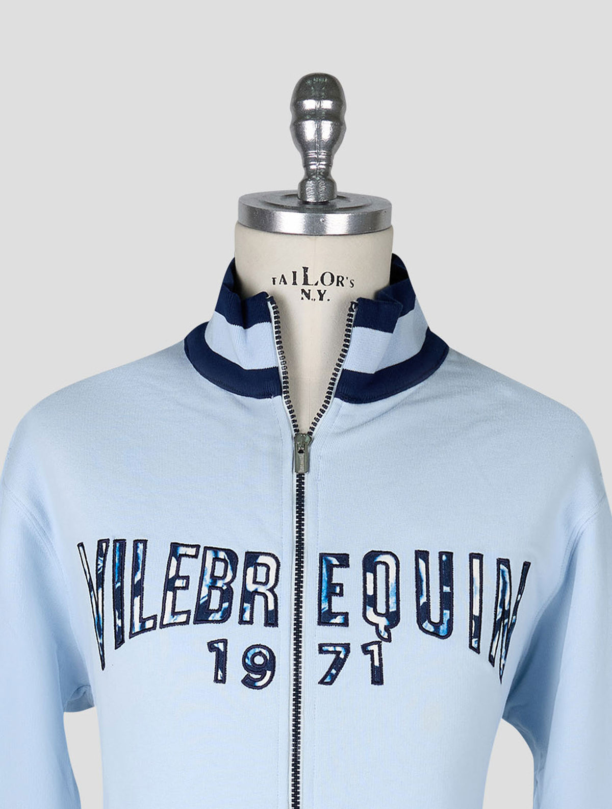 Vilebrequin Light Blue Cotton Sweater Full Zip 4