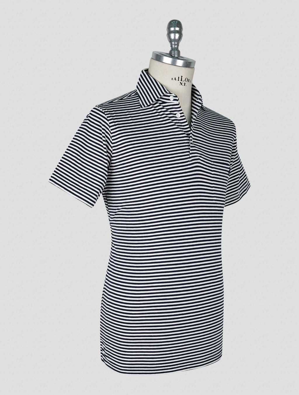 Vilebrequin Blue White Cotton Ea Polo 2