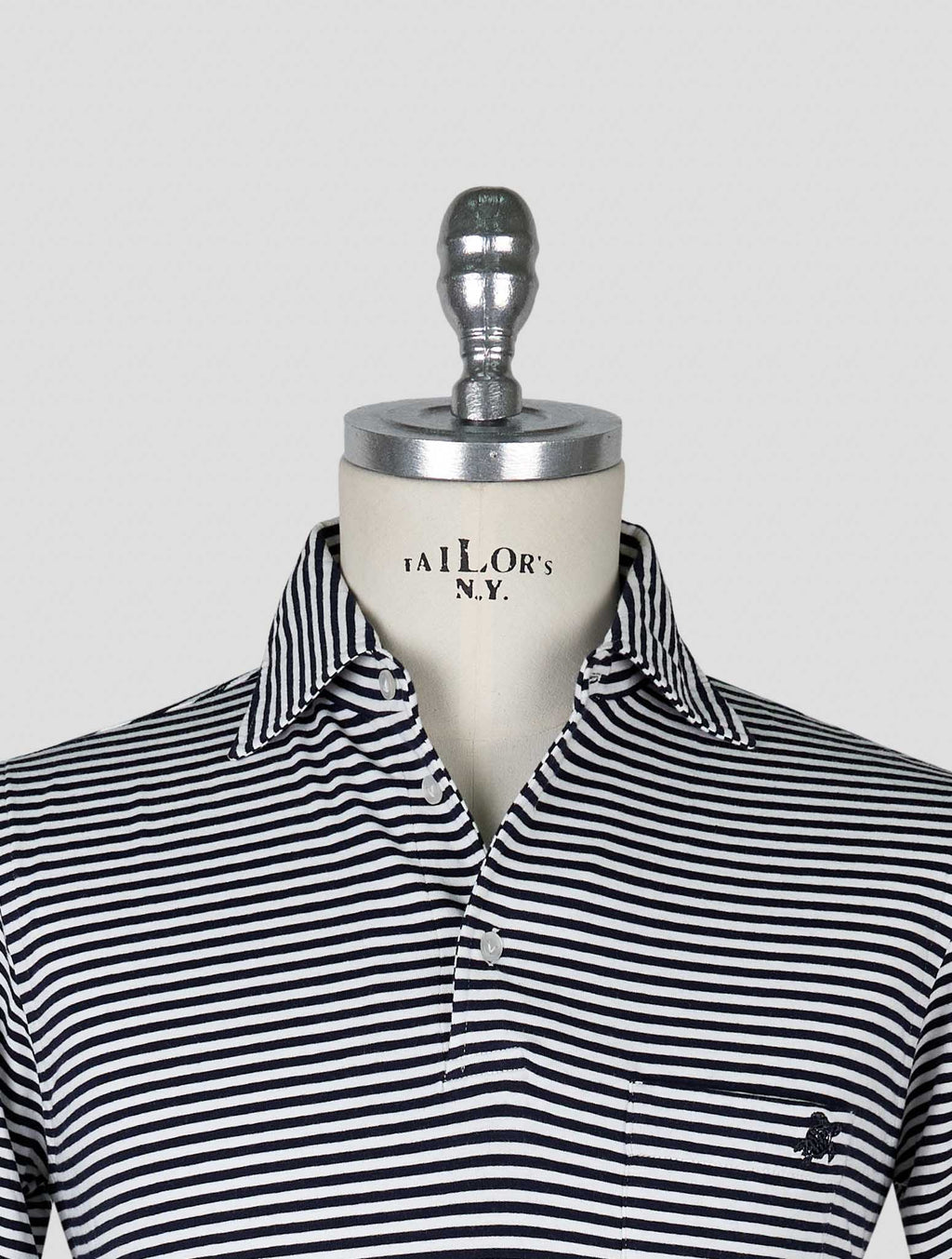 Vilebrequin Blue White Cotton Ea Polo 4