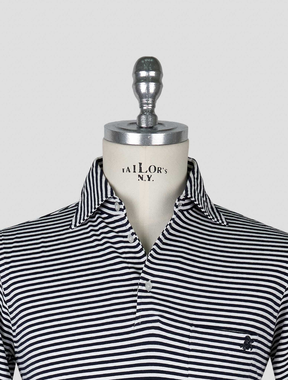 Vilebrequin Blue White Cotton Ea Polo 4