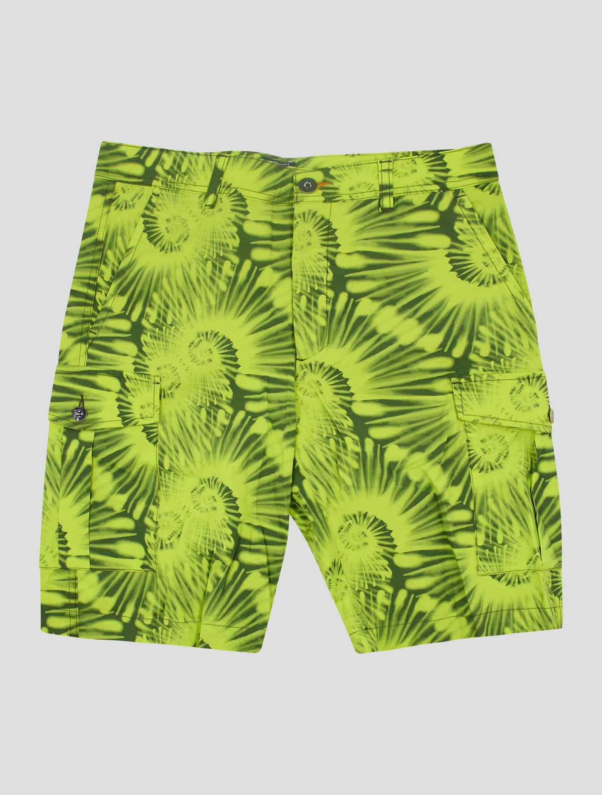 Vilebrequin Green Cotton Ea Cargo Short Pants 1