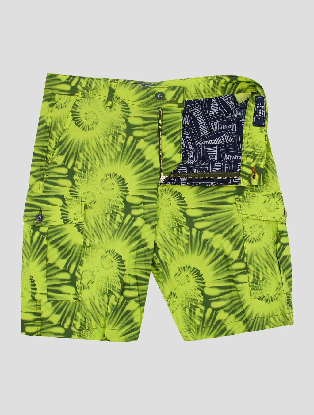 Vilebrequin Green Cotton Ea Cargo Short Pants 2