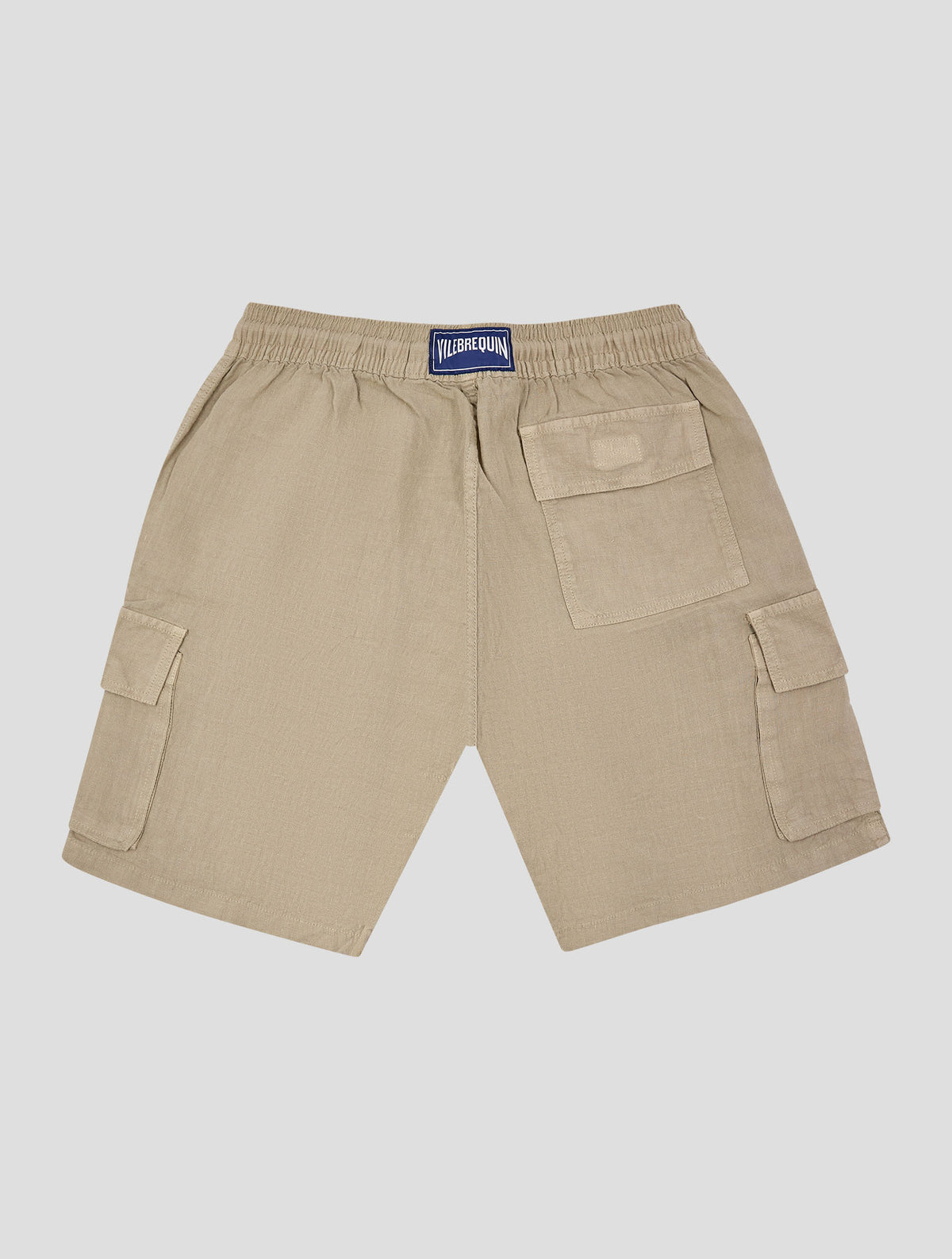 Vilebrequin Beige Linen Cargo Short Pants 2
