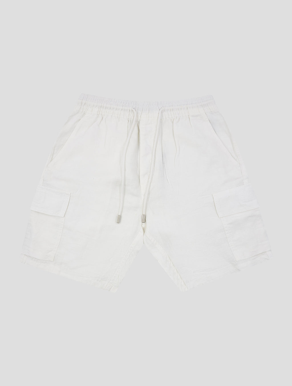 Vilebrequin White Linen Cargo Short Pants 1