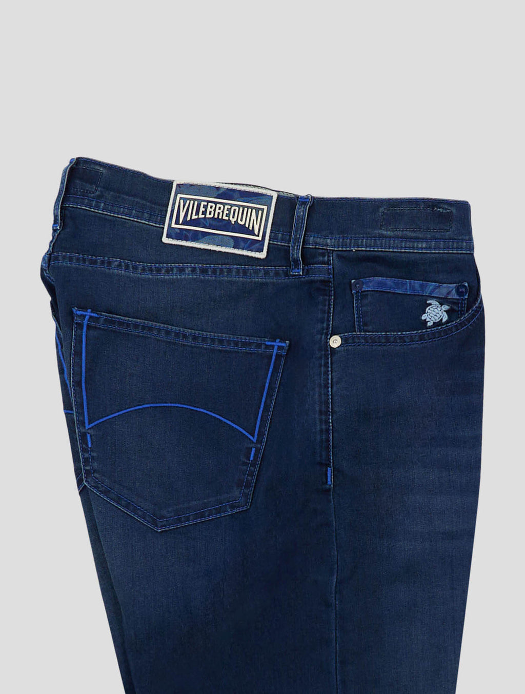 Vilebrequin Dark Blue Cotton Pl Ea Jeans 1