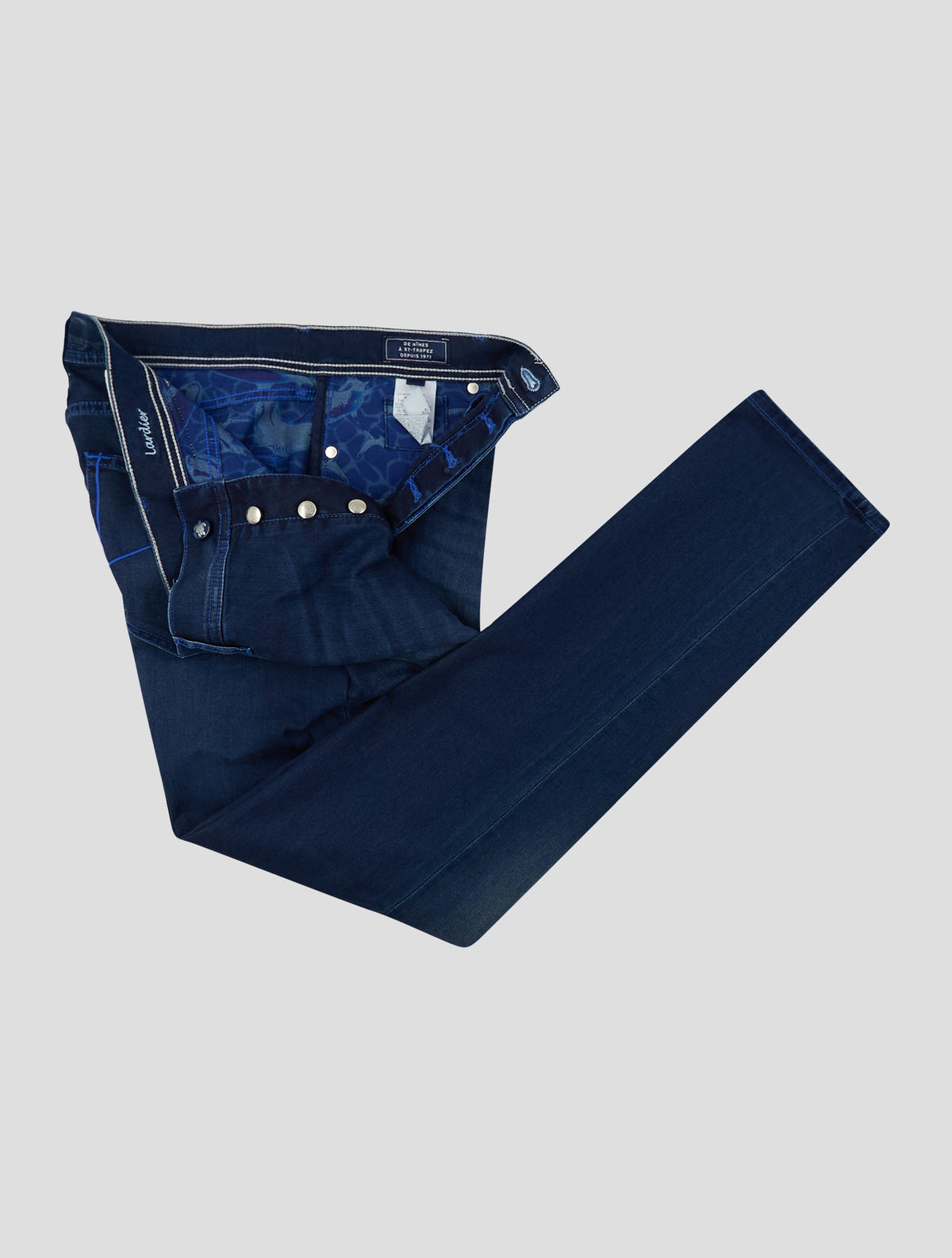 Vilebrequin Dark Blue Cotton Pl Ea Jeans 3