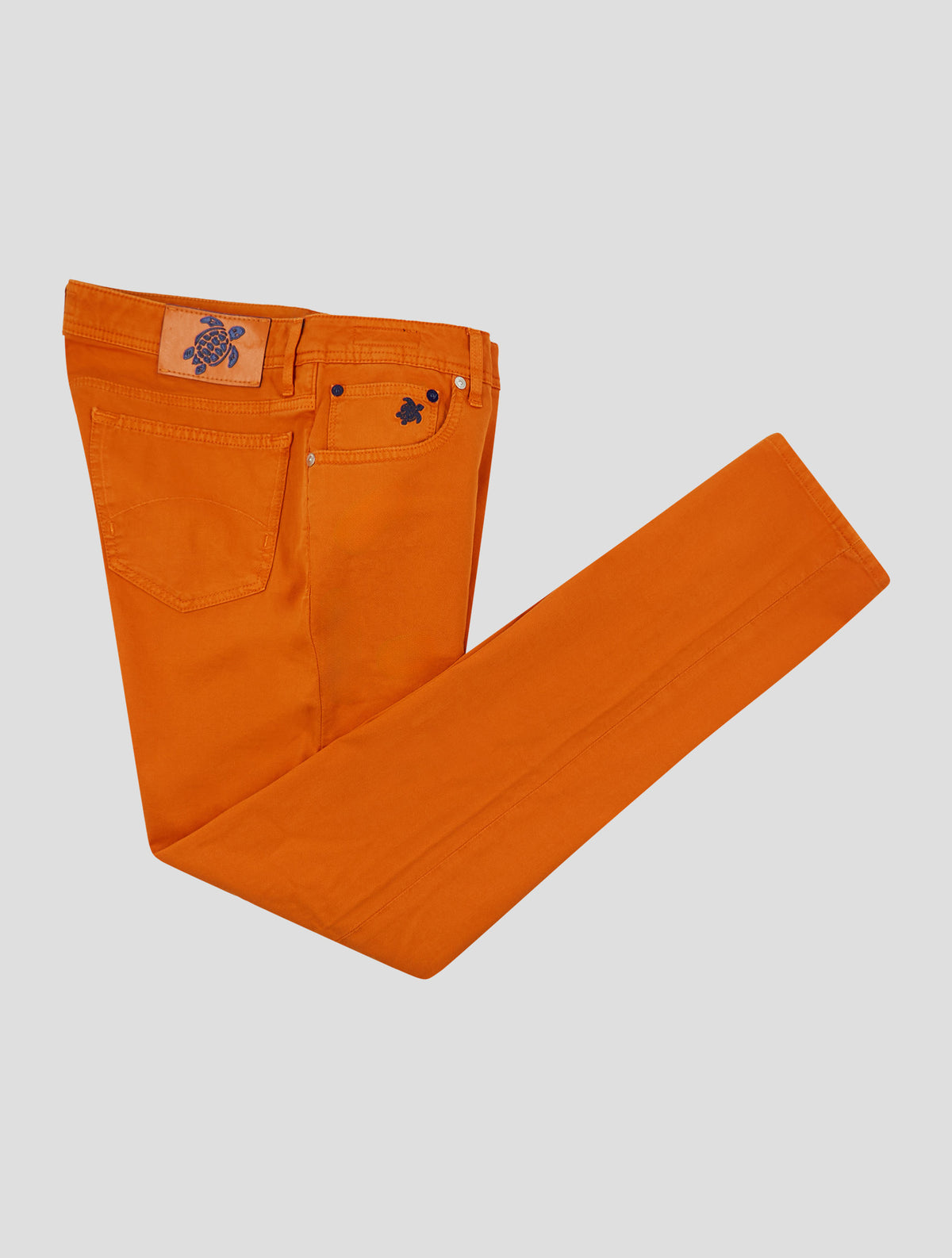 Vilebrequin Orange Cotton Ea Velvet Jeans 1