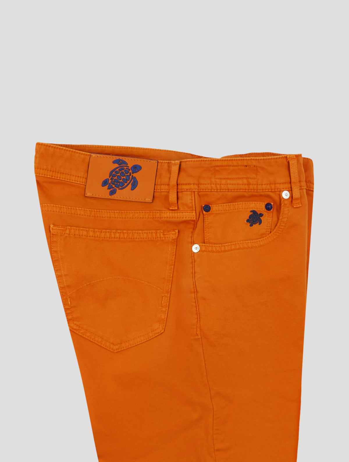 Vilebrequin Orange Cotton Ea Velvet Jeans 3