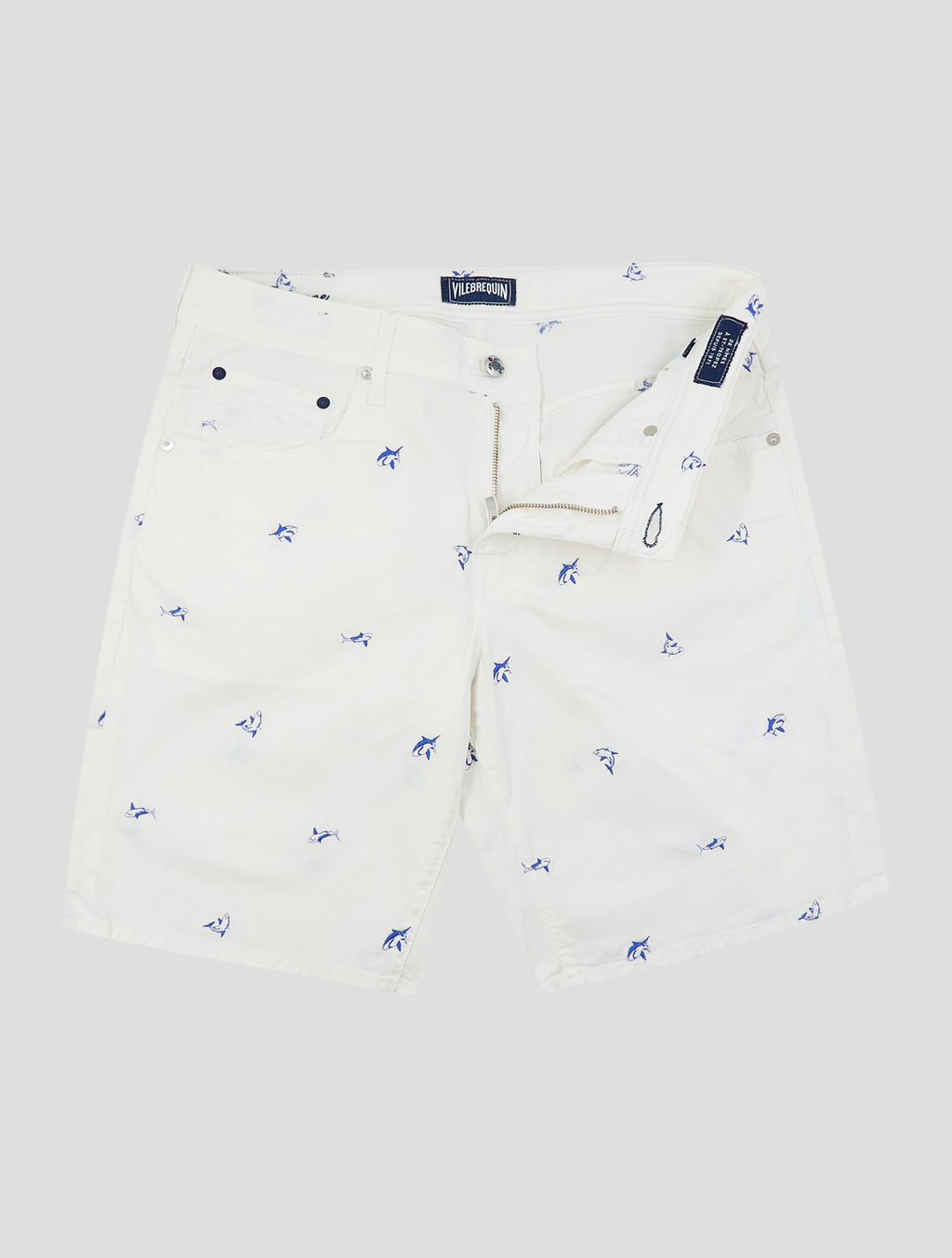 Vilebrequin White Cotton Lyocell Ea Short Pants 2