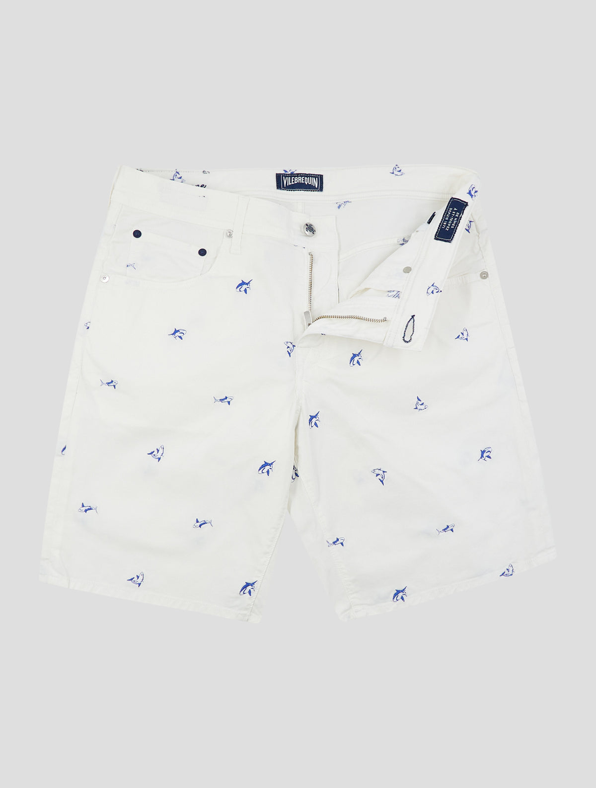 Vilebrequin White Cotton Lyocell Ea Short Pants 2