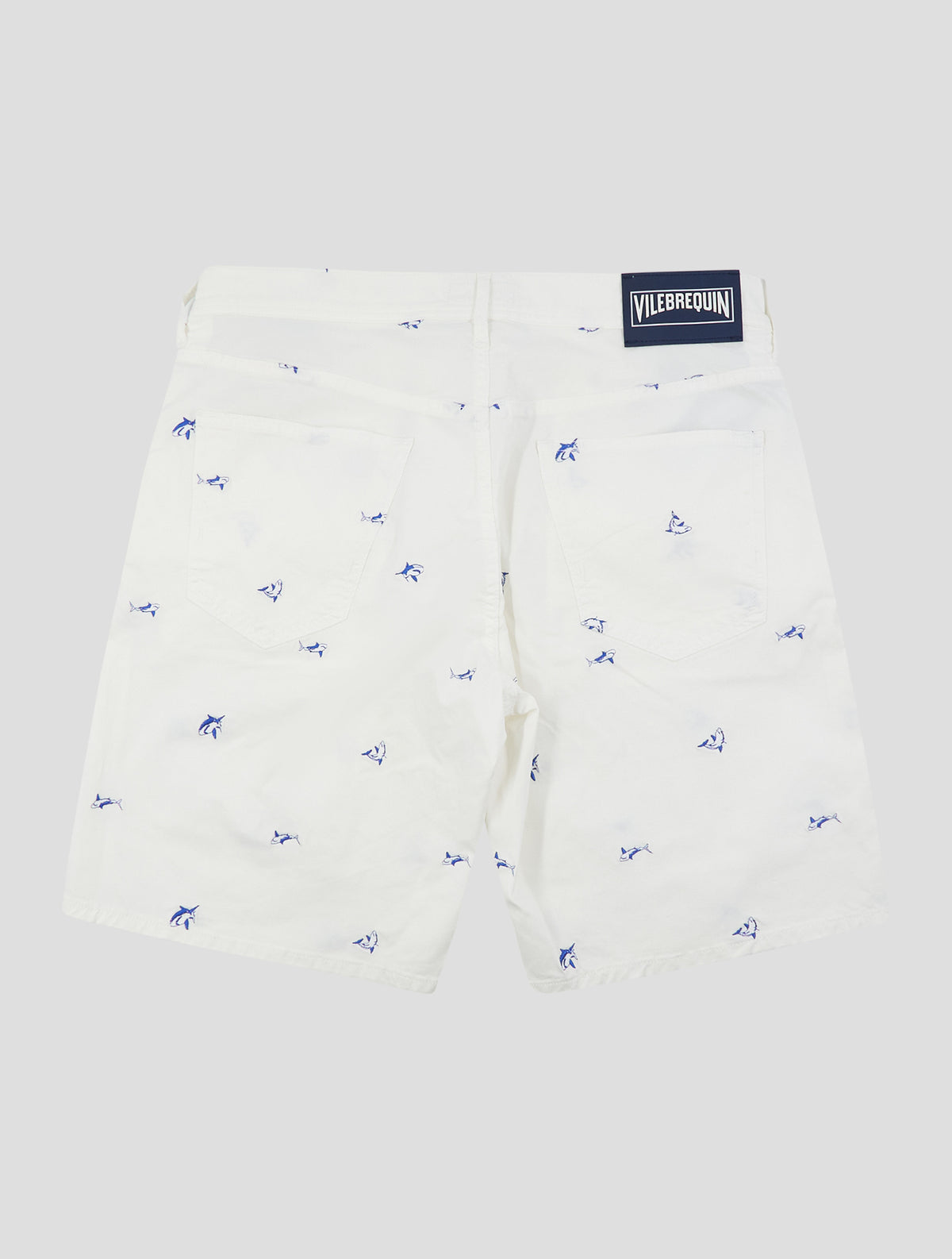 Vilebrequin White Cotton Lyocell Ea Short Pants 3
