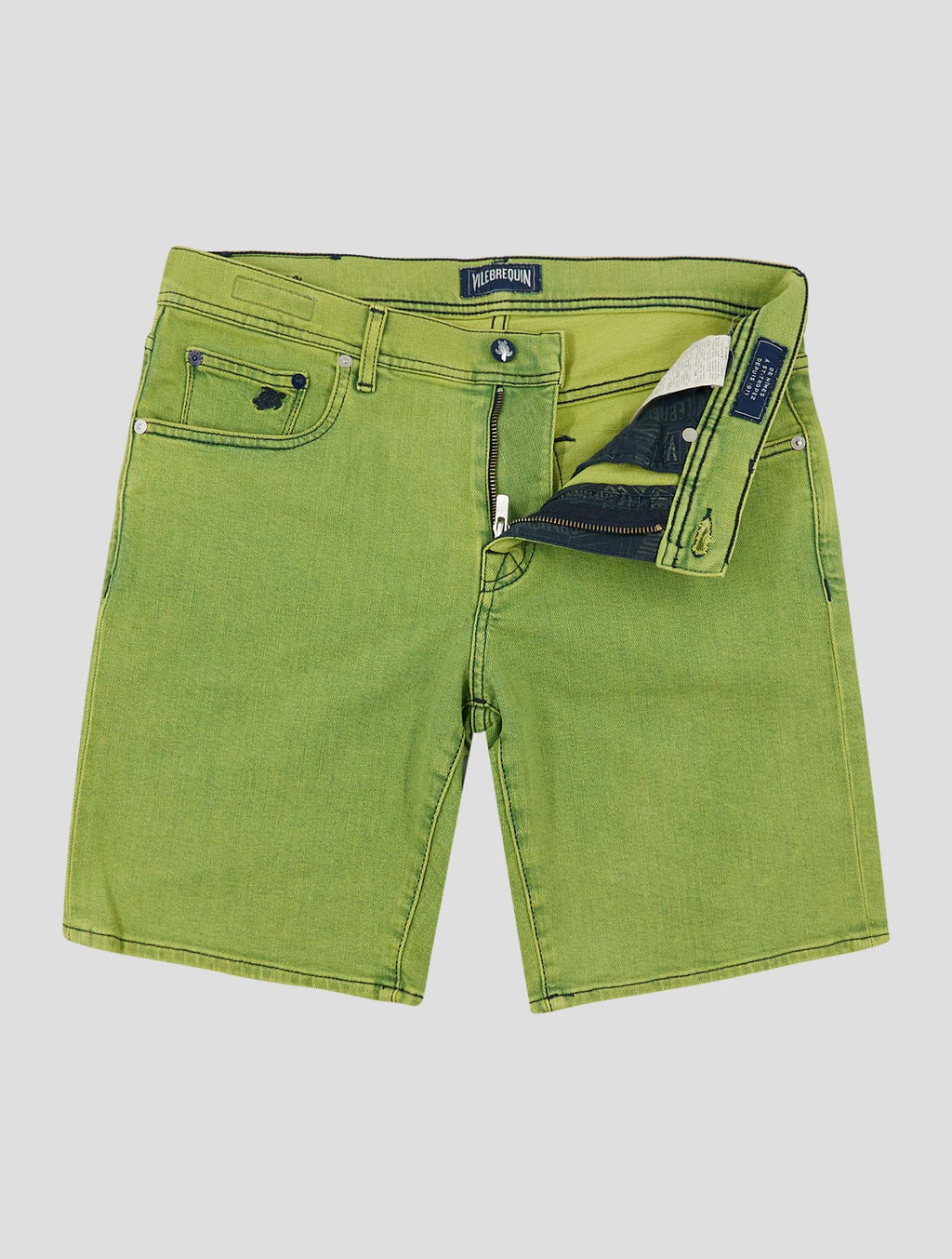 Vilebrequin Green Cotton Pl Ea Short Pants 2