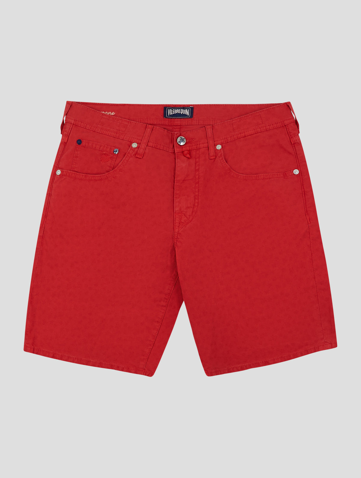 Vilebrequin Red Cotton Ea Short Pants 1