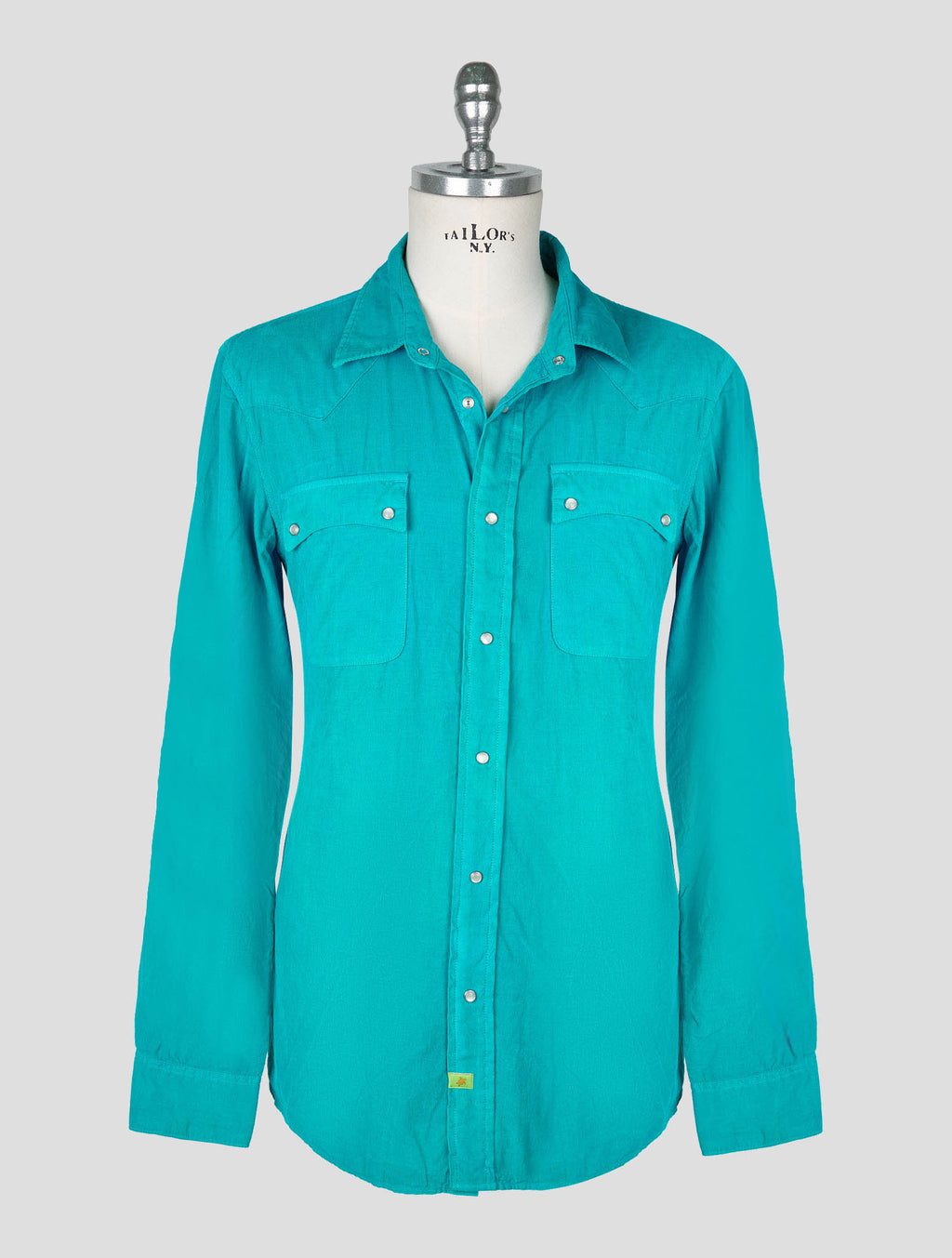 Vilebrequin Light Blue Cotton Velvet Shirt 1