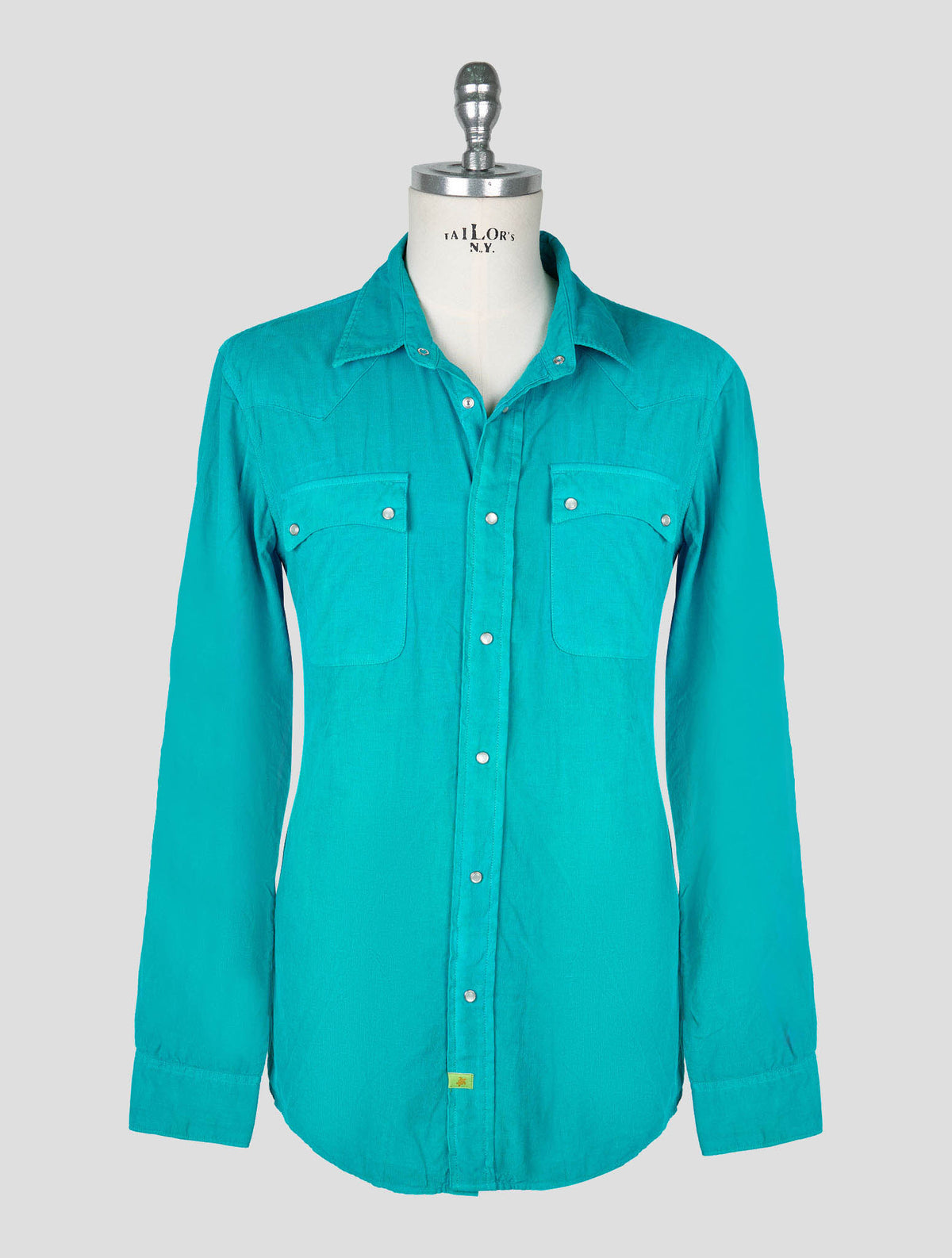Vilebrequin Light Blue Cotton Velvet Shirt 1