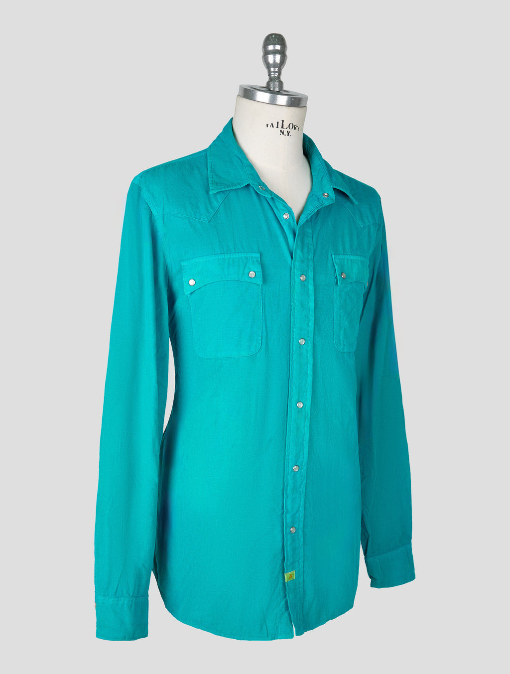 Vilebrequin Light Blue Cotton Velvet Shirt 2