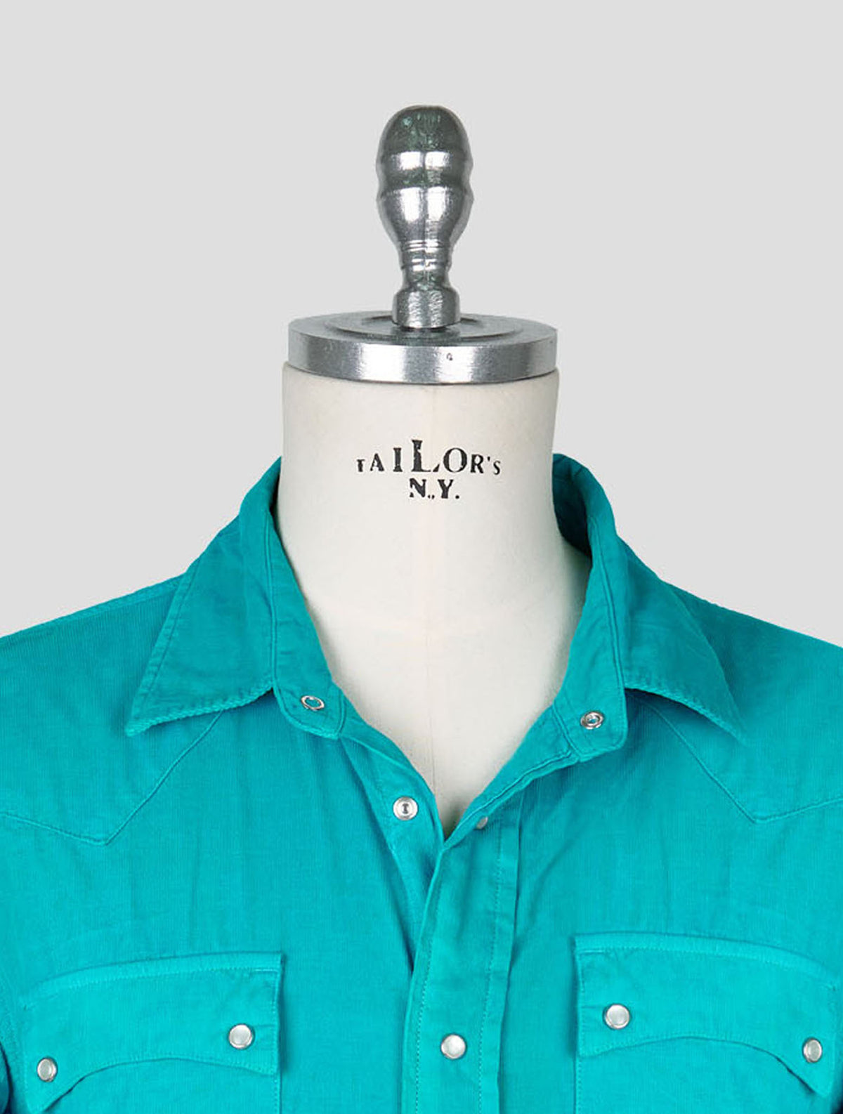 Vilebrequin Light Blue Cotton Velvet Shirt 4