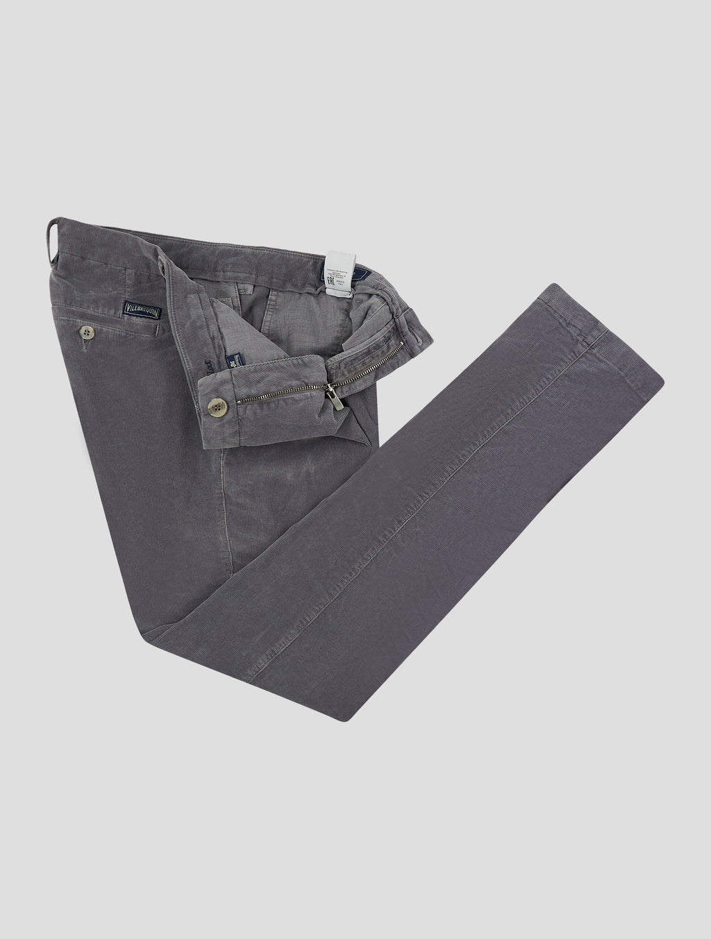 Vilebrequin Gray Cotton Ea Velvet Pants 1