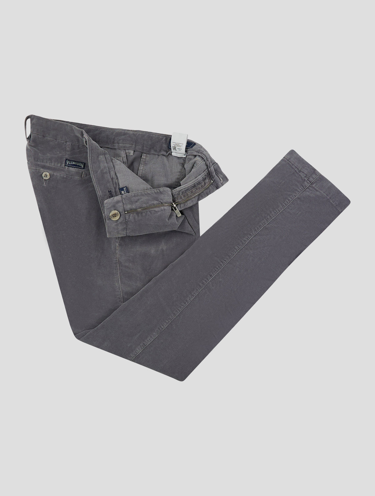 Vilebrequin Gray Cotton Ea Velvet Pants 1