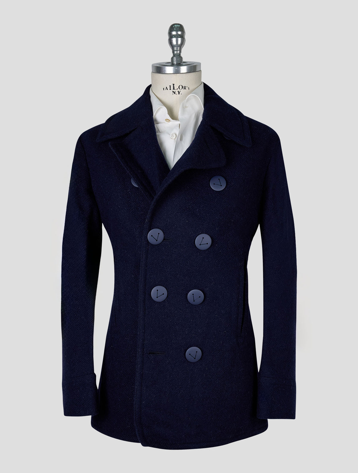 Vilebrequin Blue Wool Double Breasted Coat 1