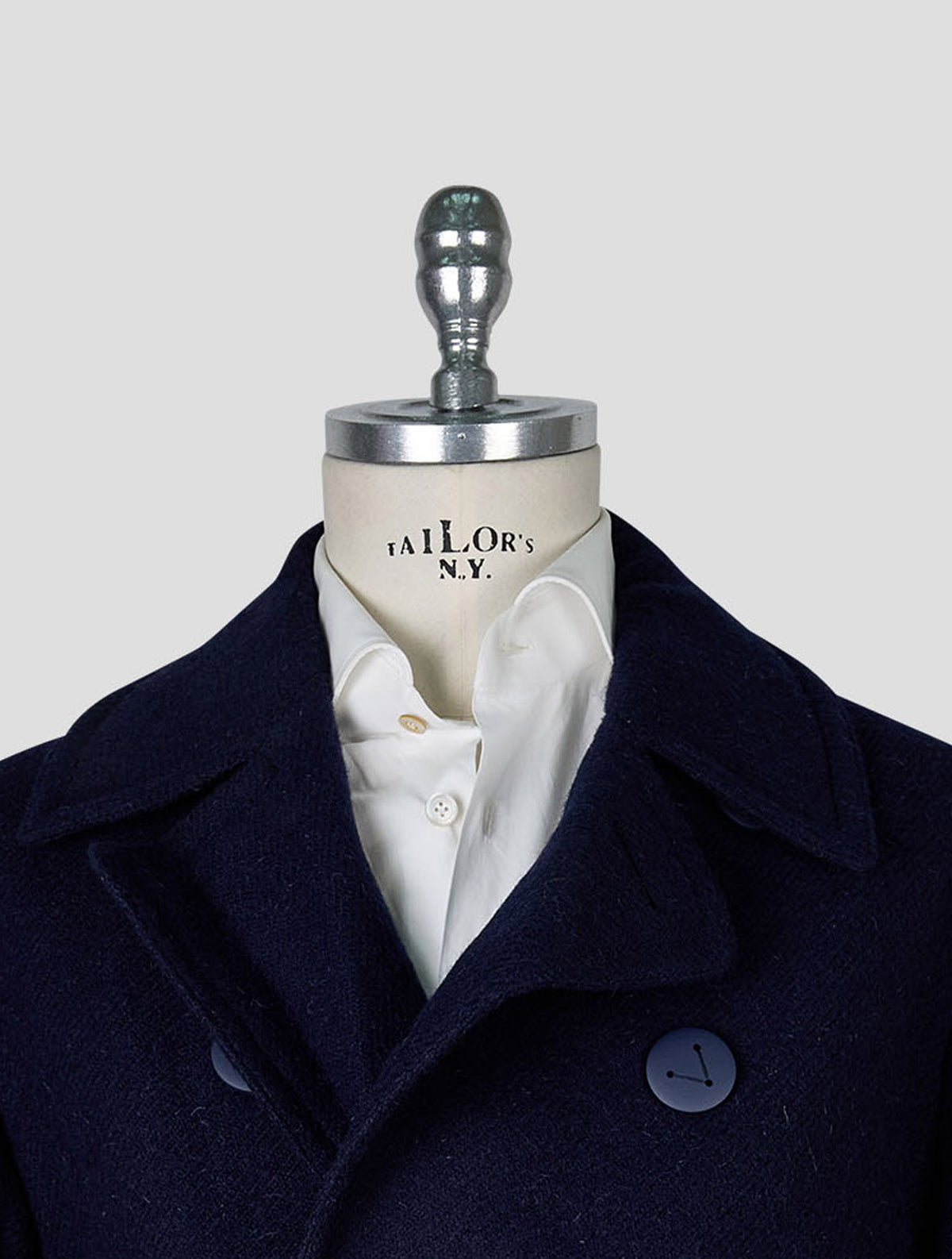 Vilebrequin Blue Wool Double Breasted Coat 4