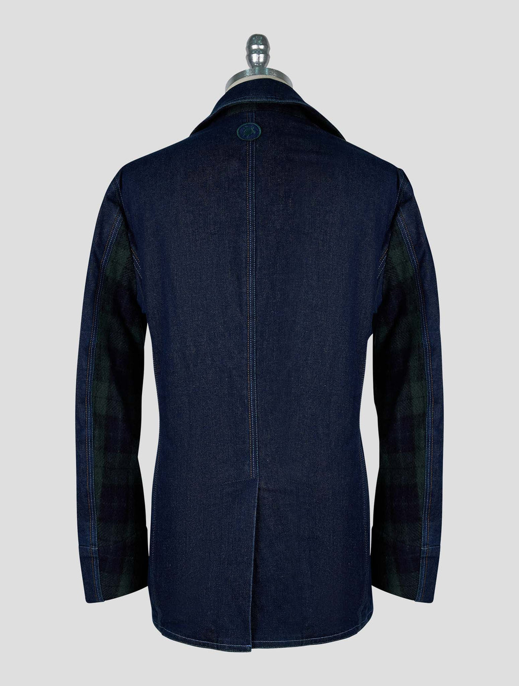 Vilebrequin Blue Cotton Ea Double Breasted Denim Coat 3