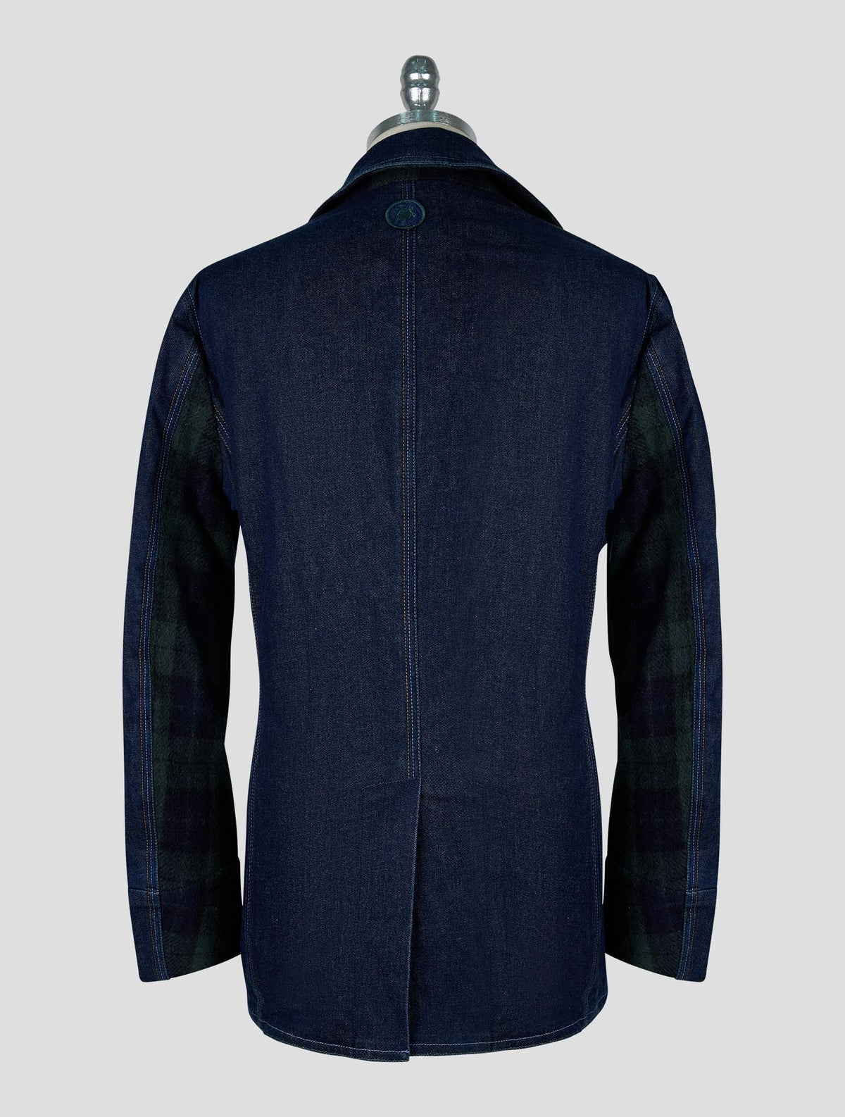Vilebrequin Blue Cotton Ea Double Breasted Denim Coat 3