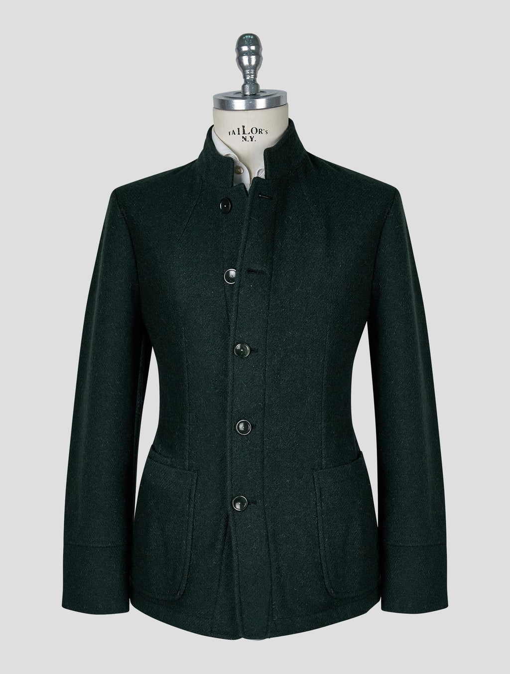 Vilebrequin Dark Green Virgin Wool Coat 1