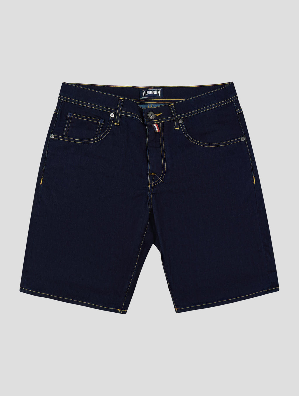 Vilebrequin Dark Blue Cotton Pl Ea Short Pants 1
