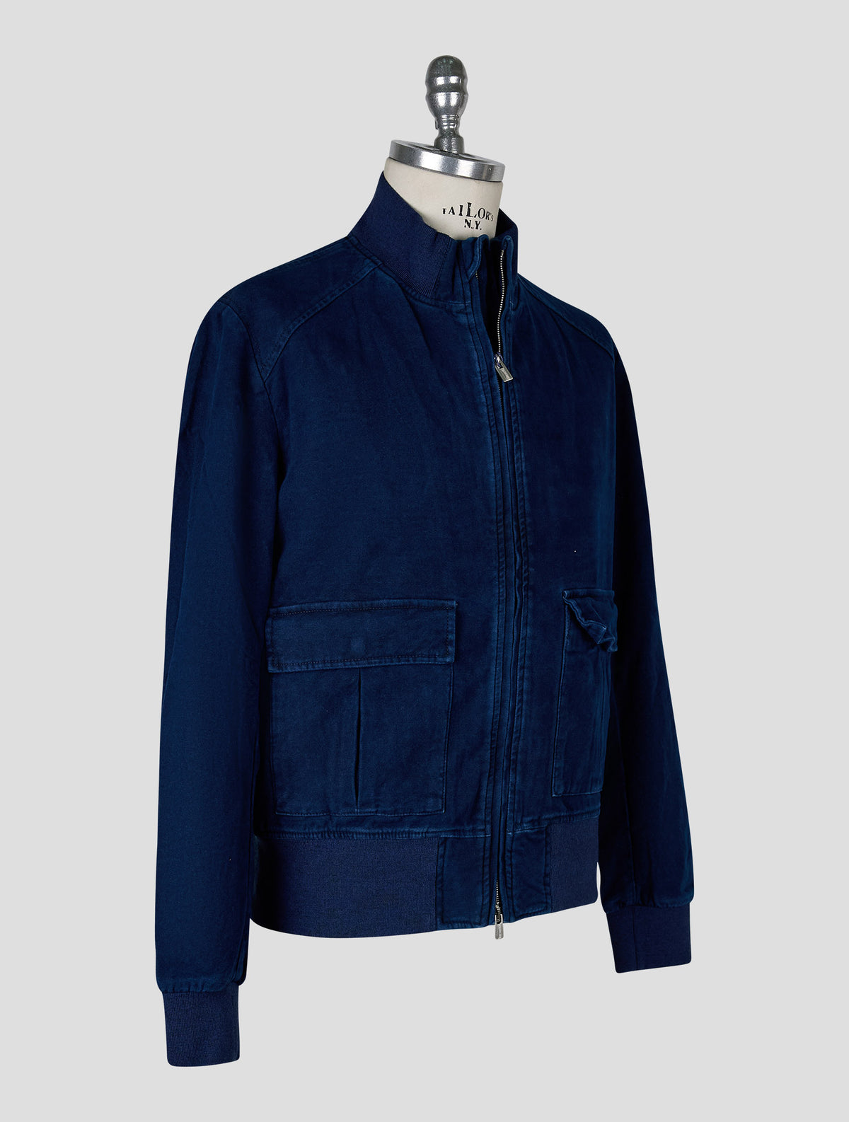 Vilebrequin Dark Blue Cotton Ea Velvet Coat 2