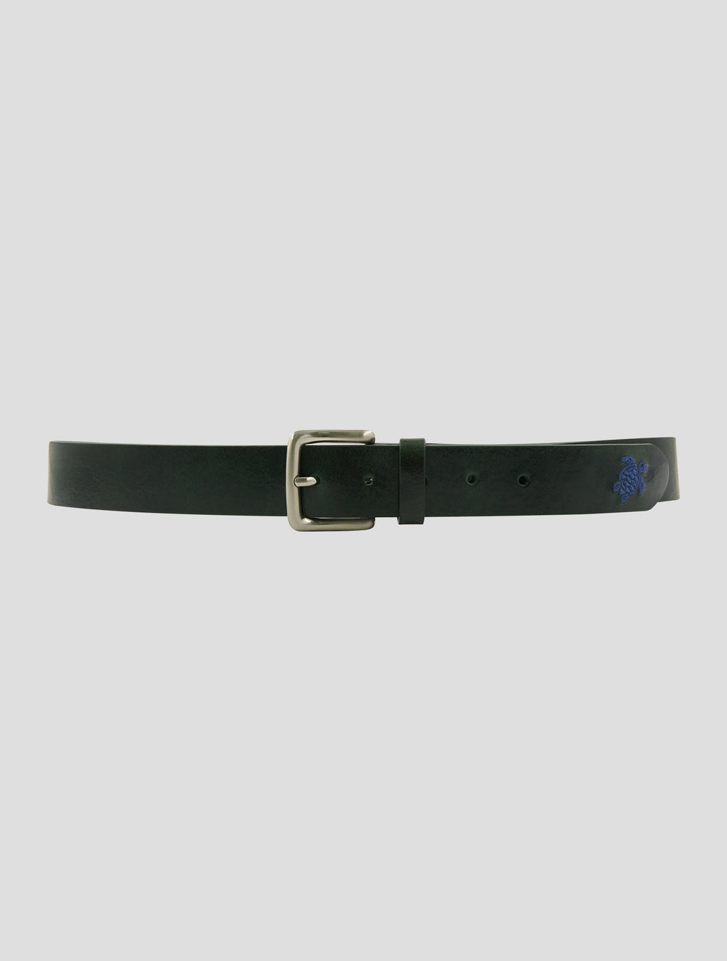 Vilebrequin Green Leather Belt 1