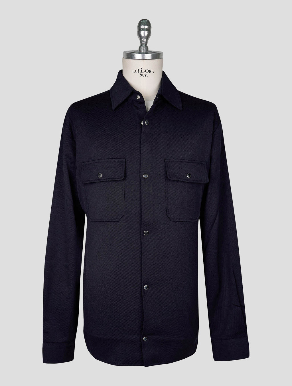Marco Pescarolo Dark Blue Virgin Wool Ea Coat 1