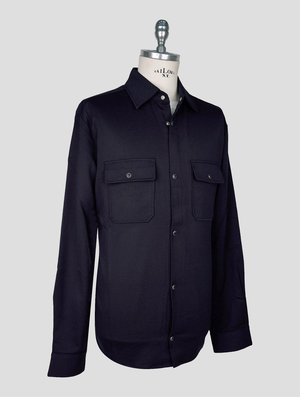 Marco Pescarolo Dark Blue Virgin Wool Ea Coat 2