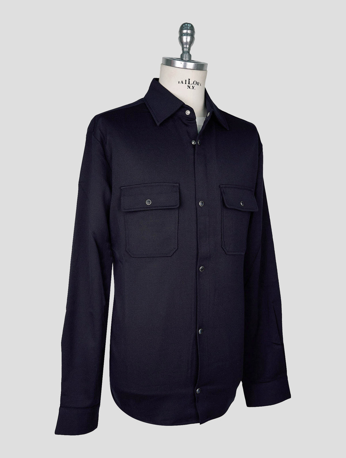 Marco Pescarolo Dark Blue Virgin Wool Ea Coat 2