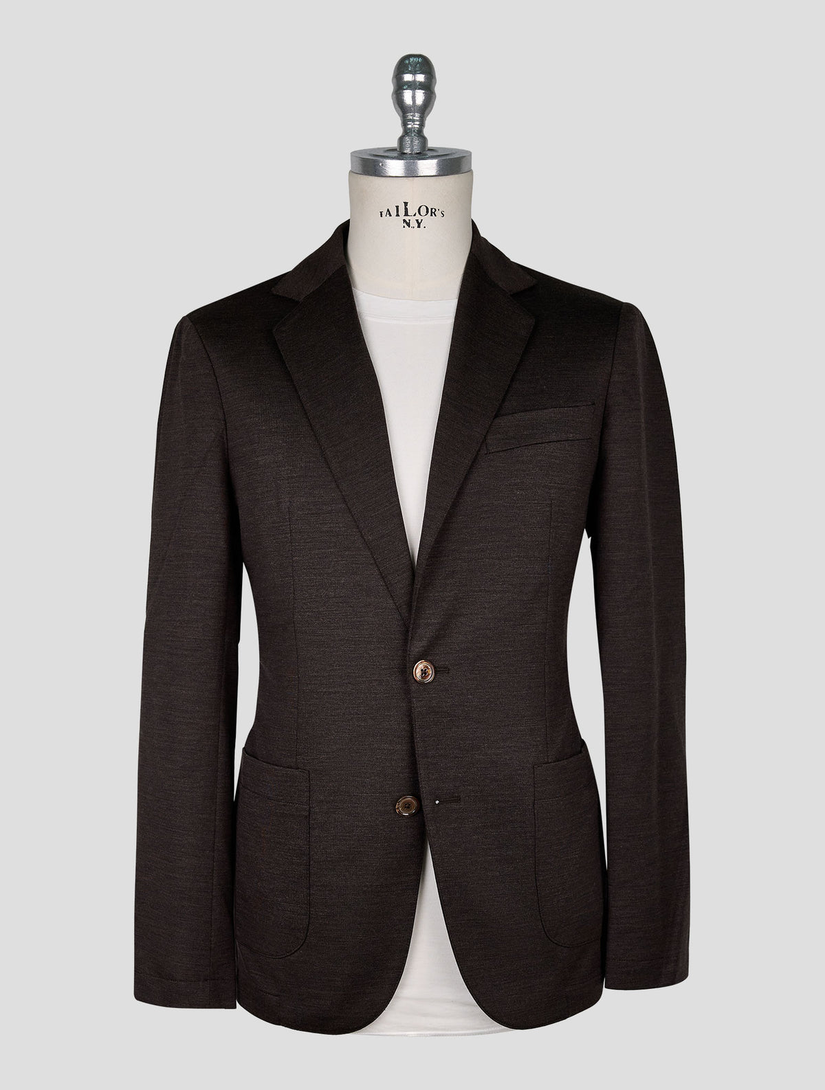 Marco Pescarolo Brown Virgin Wool Blazer 1