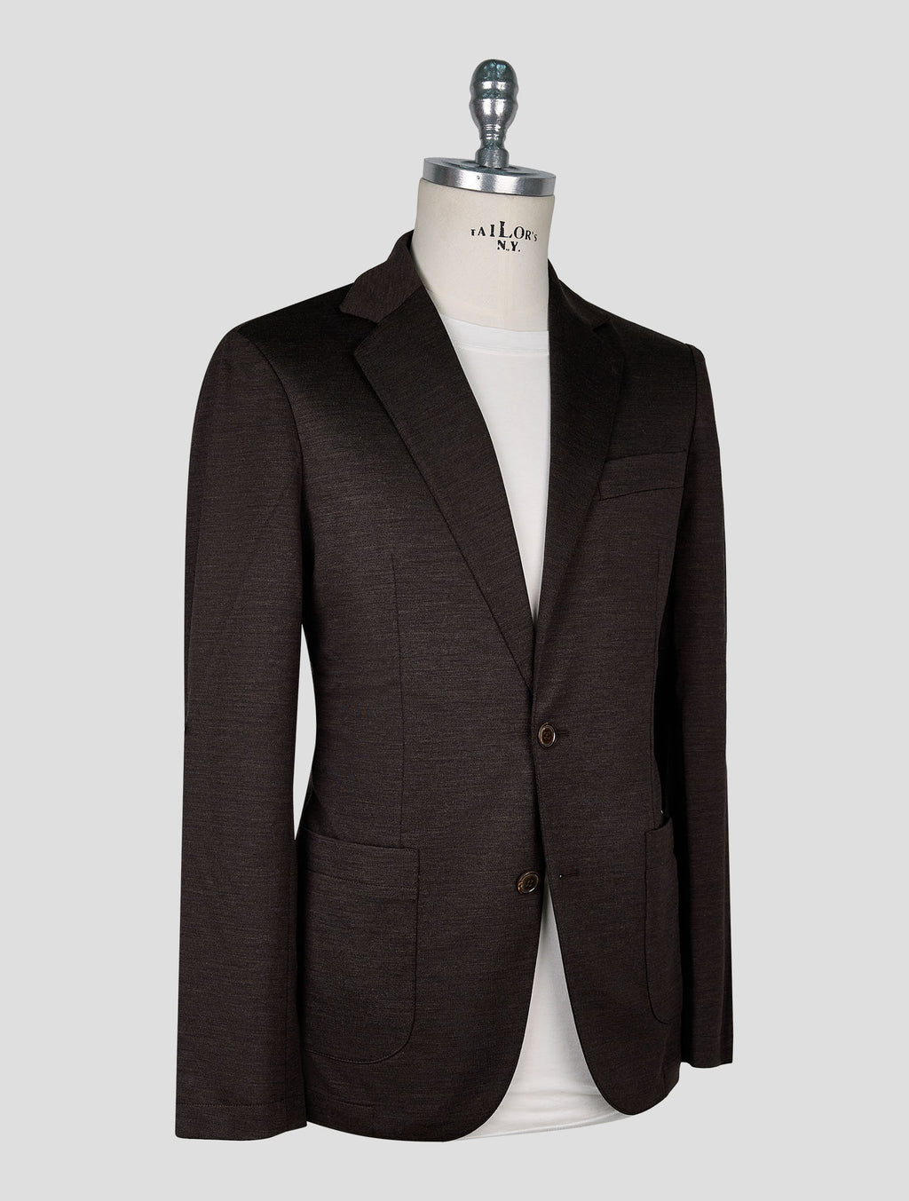 Marco Pescarolo Brown Virgin Wool Blazer 2