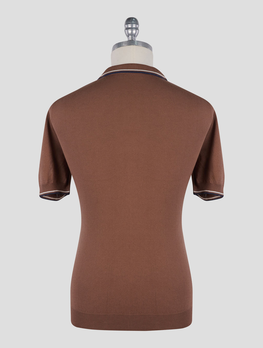 Gran Sasso Brown Cotton Polo 3