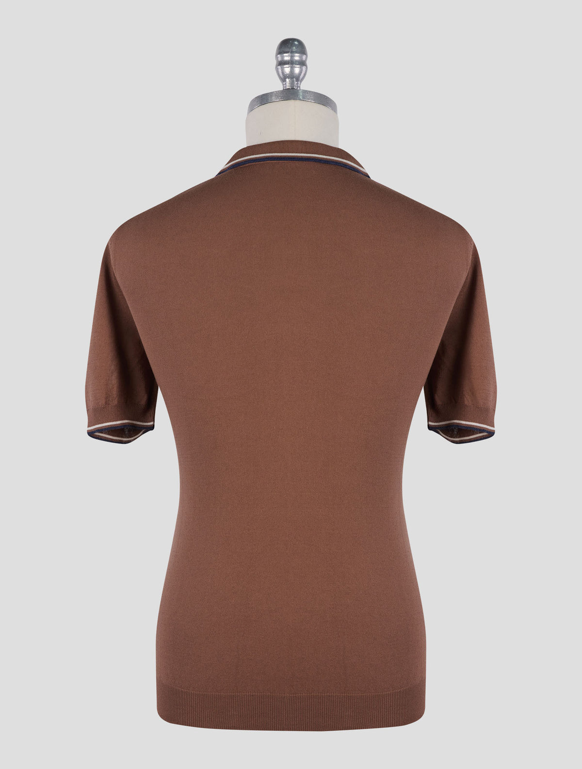 Gran Sasso Brown Cotton Polo 3