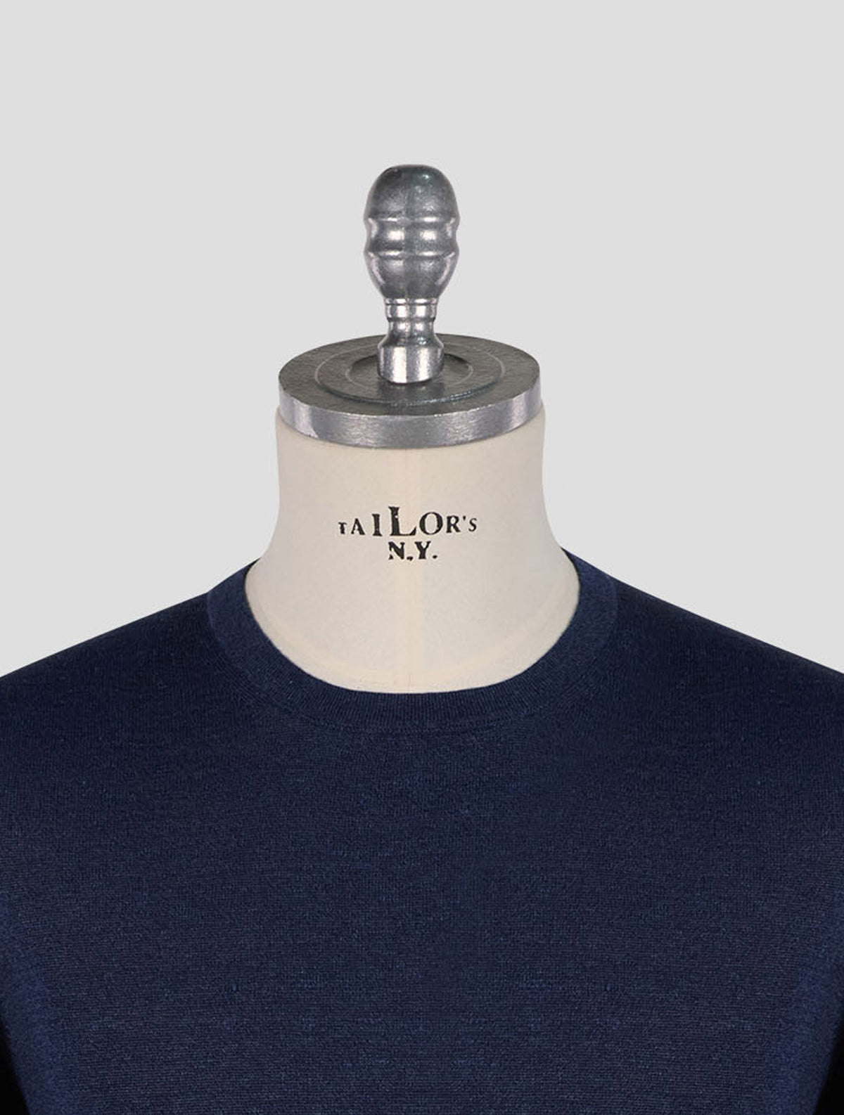 Gran Sasso Dark Blue Linen Cotton T-Shirt 4