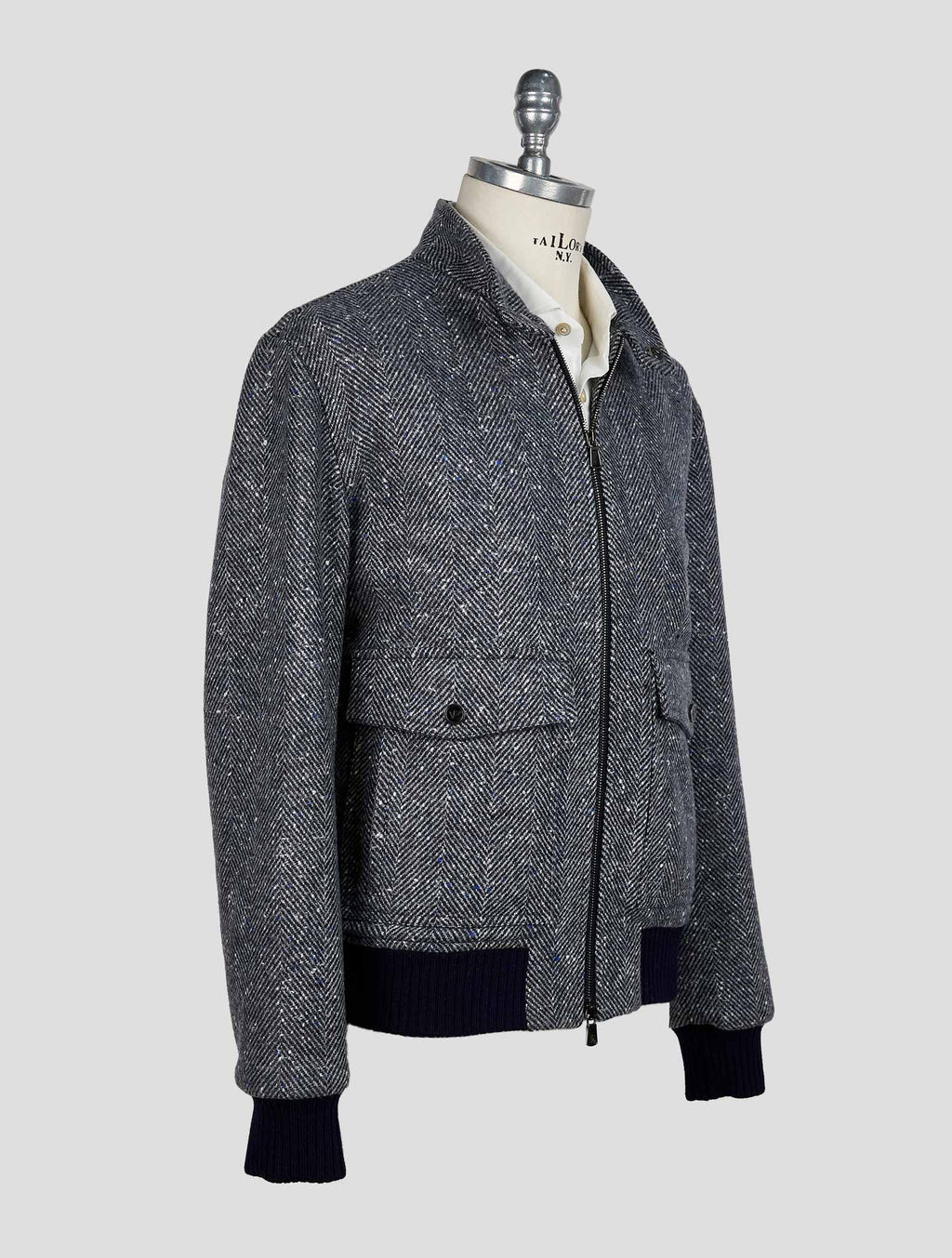 Isaia Gray Cashmere Coat 2