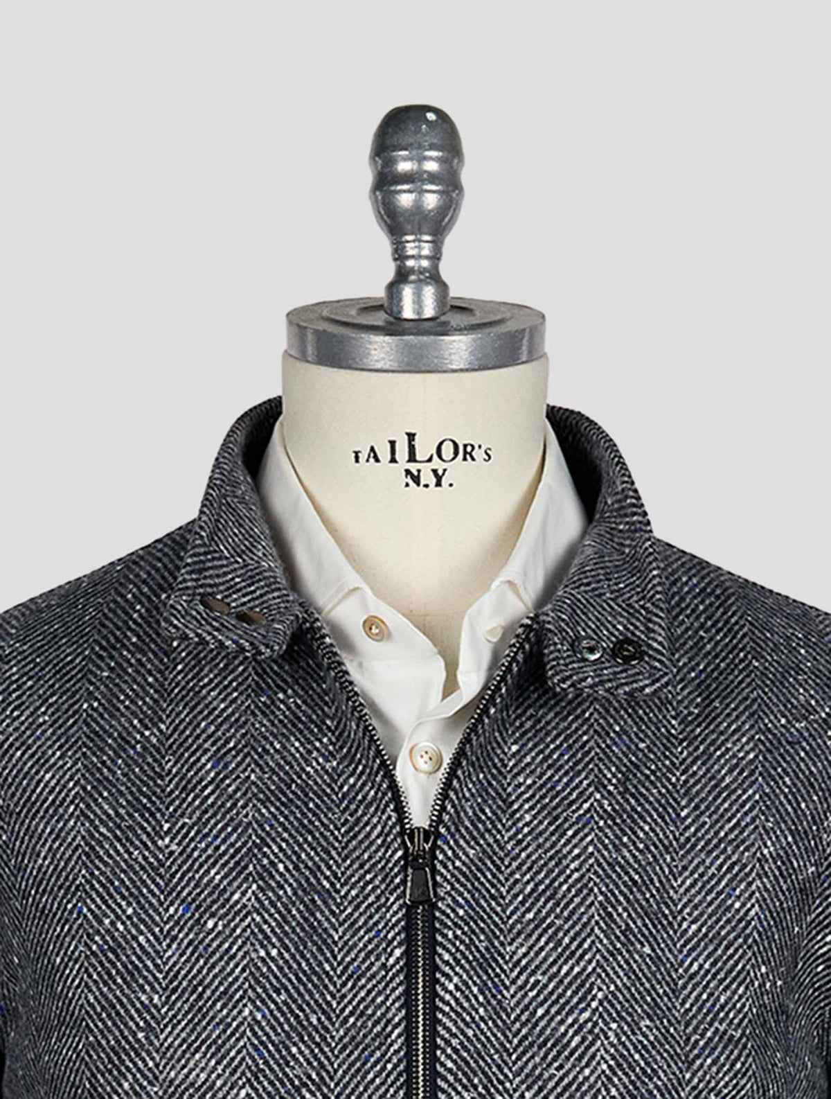 Isaia Gray Cashmere Coat 4
