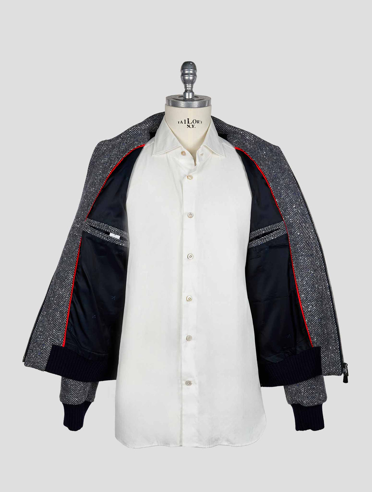 Isaia Gray Cashmere Coat 5