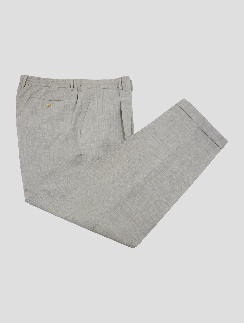 Gran Sasso Gray Virgin Wool Pants 1